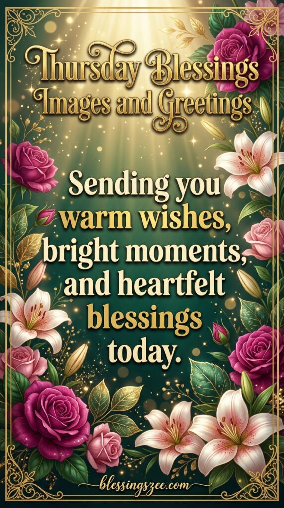 Thursday Blessings Images and Greetings