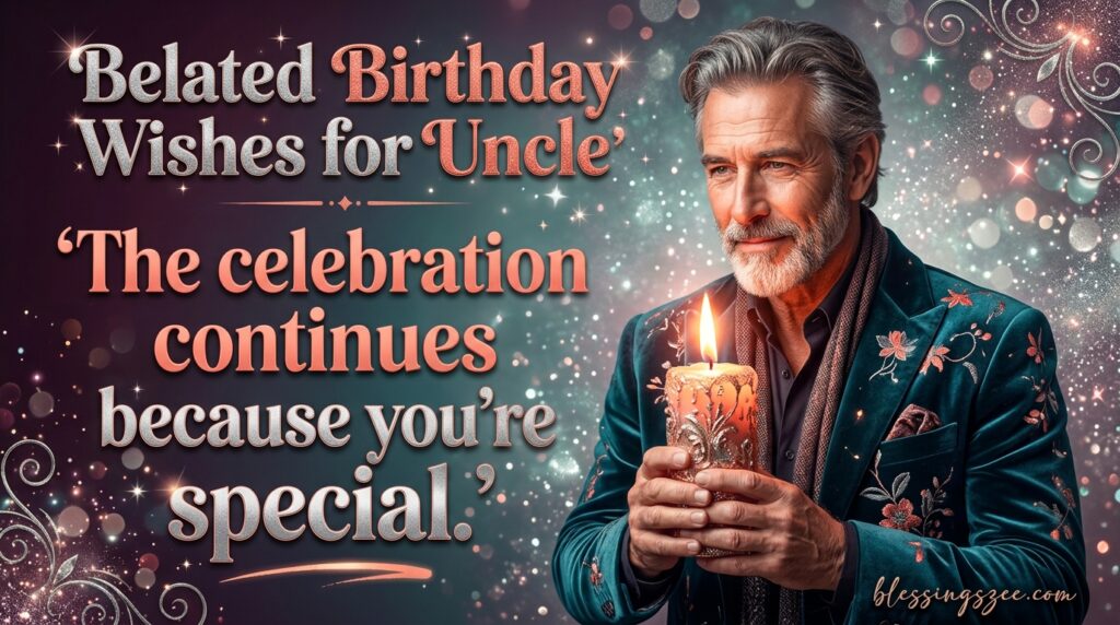 Belated Birthday Wishes for Uncle