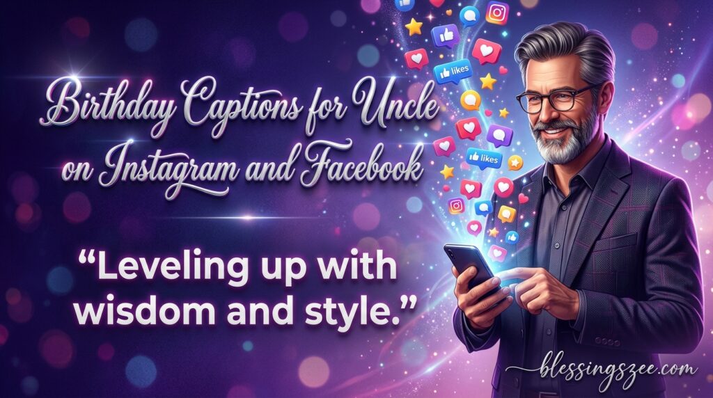 Birthday Captions for Uncle on Instagram and Facebook