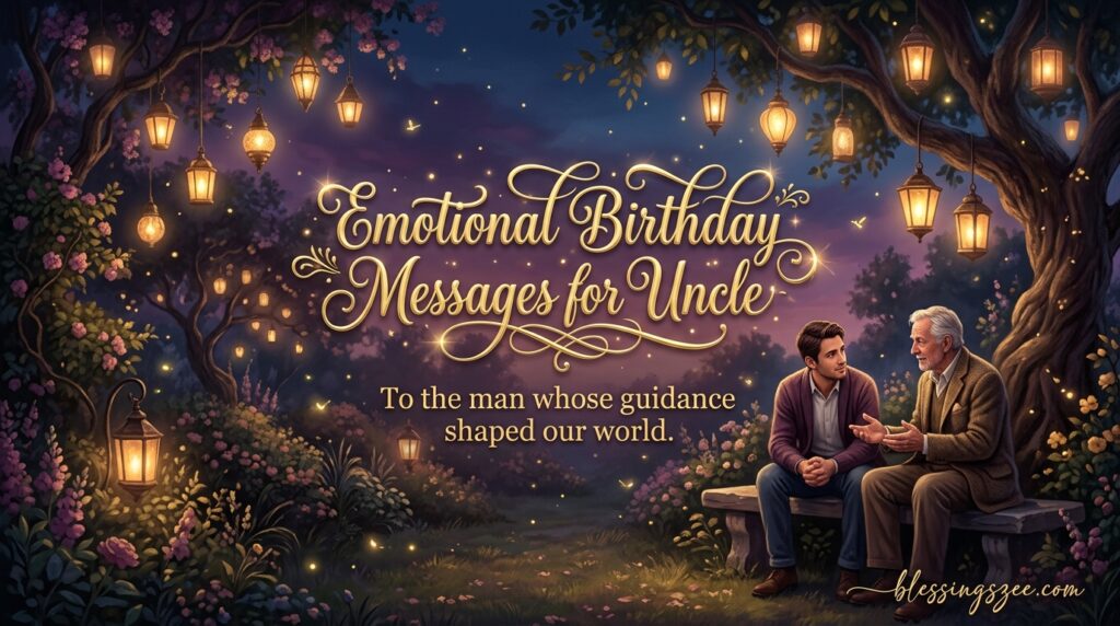 Emotional Birthday Messages for Uncle