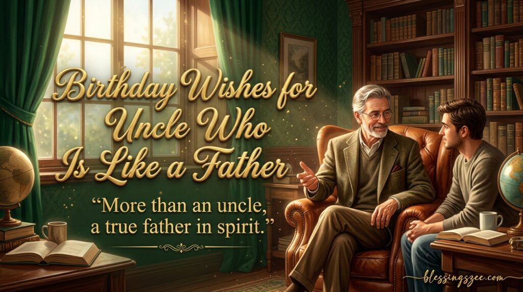 Birthday Wishes for Uncle Who Is Like a Father