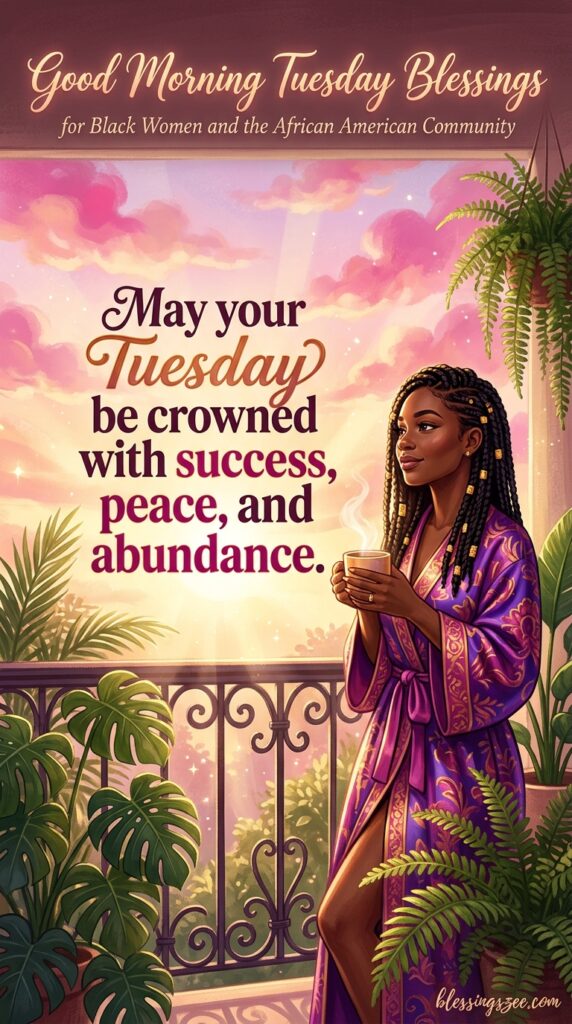 Good Morning Tuesday Blessings for Black Women and the African American Community