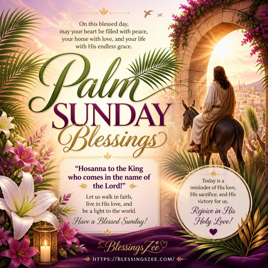 Palm Sunday Blessings