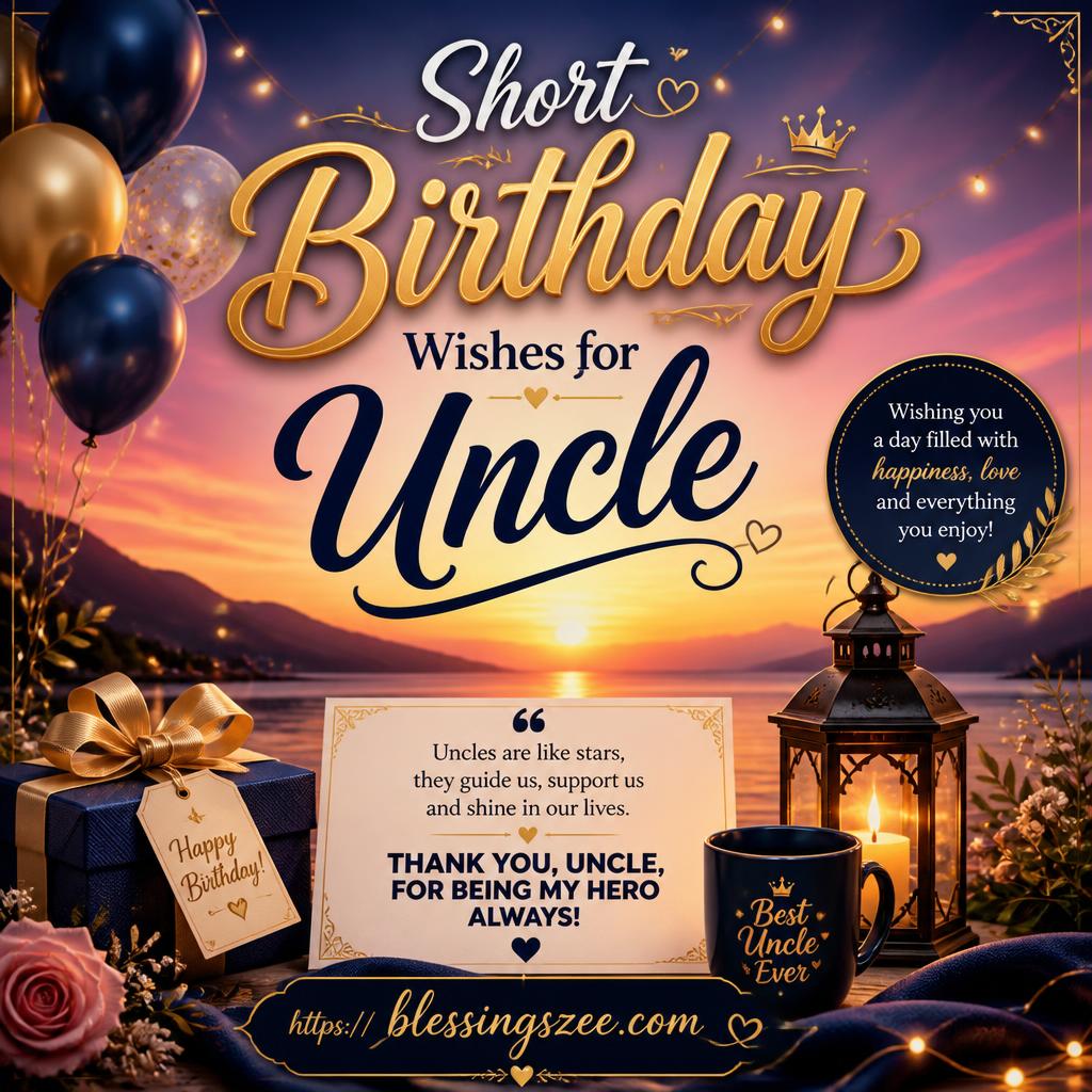 Short Birthday Wishes for Uncle