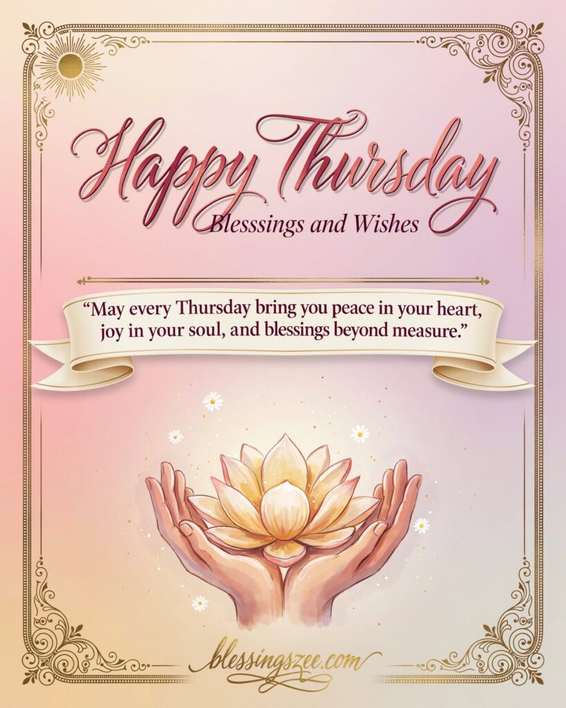 Happy Thursday Blessings and Wishes