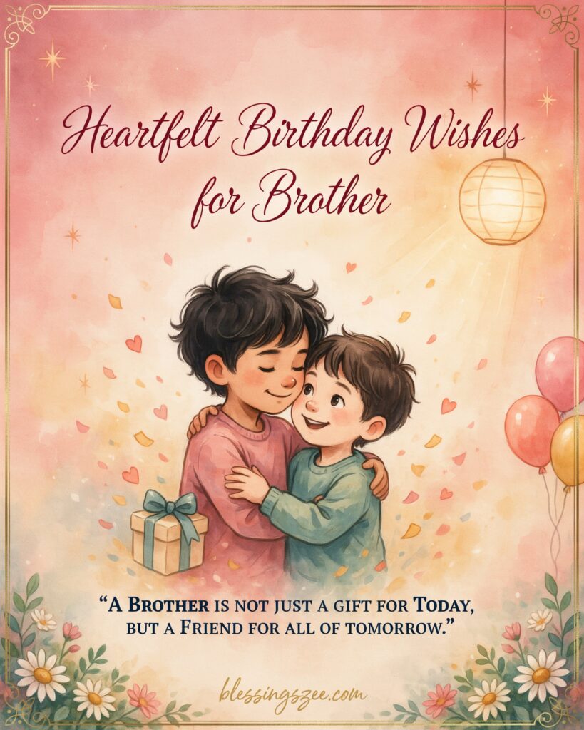 Heartfelt Birthday Wishes for Brother